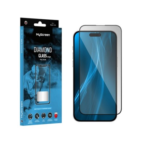Szkło ochronne MyScreen DIAMOND GLASS LITE edge FULL GLUE czarne Apple iPhone 15 Pro 6.1" Szkło ochronne MyScreen DIAMOND GLASS LITE edge FULL GLUE czarne Apple iPhone 15 Pro 6.1"