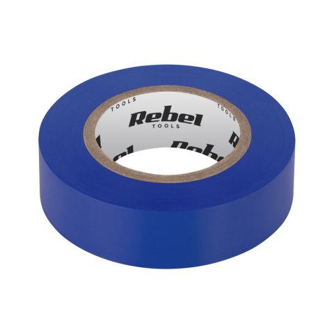 Taśma izolacyjna klejąca REBEL (0,13 mm x 19 mm x 10 yd) niebieska Taśma izolacyjna klejąca REBEL (0,13 mm x 19 mm x 10 yd) niebieska