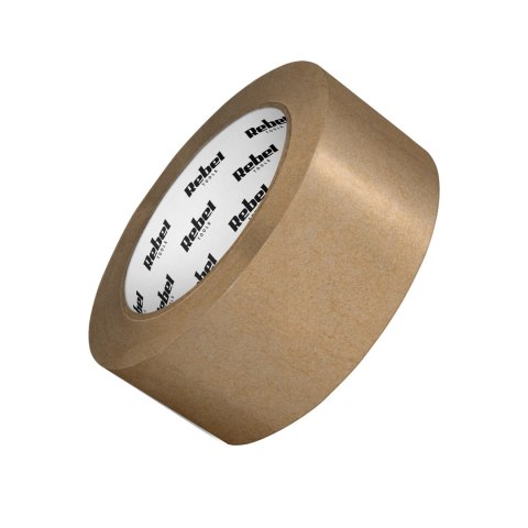 Taśma pakowa papierowa kraft REBEL (120mic x 48 mm x 50 m) Taśma pakowa papierowa kraft REBEL (120mic x 48 mm x 50 m)