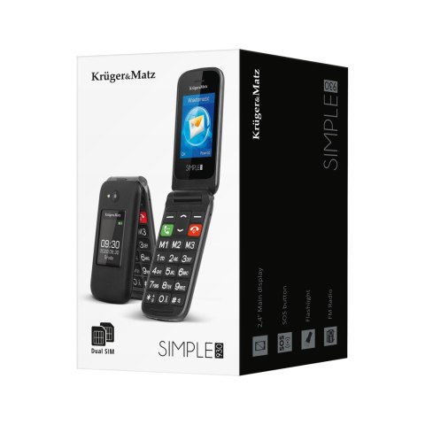 Telefon GSM dla seniora Kruger&Matz Simple 930 Telefon GSM dla seniora Kruger&Matz Simple 930