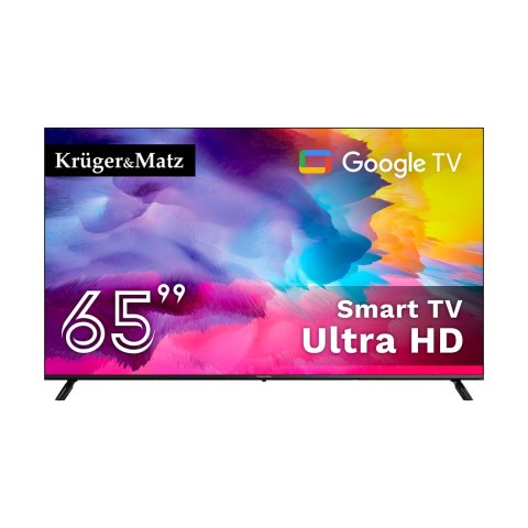 Telewizor Kruger&Matz 65" UHD Google TV DVB-T2/T/C H.265 HEVC Telewizor Kruger&Matz 65" UHD Google TV DVB-T2/T/C H.265 HEVC