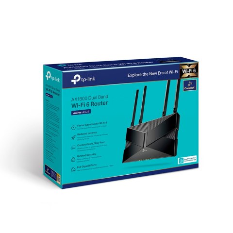 TP-LINK ARCHER AX23 Dwupasmowy router Wi-Fi 6 AX1800 TP-LINK ARCHER AX23 Dwupasmowy router Wi-Fi 6 AX1800