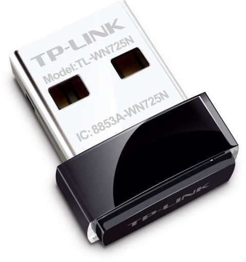 TP-LINK TL-WN725N Karta sieciowa zewnętrzna USB NANO 150Mbps TP-LINK TL-WN725N Karta sieciowa zewnętrzna USB NANO 150Mbps