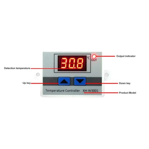 Termostat 230V XH-W3001 Termostat 230V XH-W3001