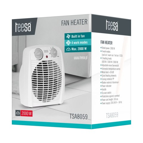 Termowentylator Teesa (800, 1200, 2000W) Termowentylator Teesa (800, 1200, 2000W)