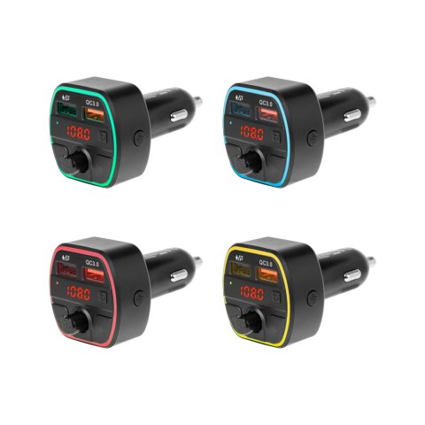 Transmiter samochodowy FM z funkcją bluetooth Transmiter samochodowy FM z funkcją bluetooth