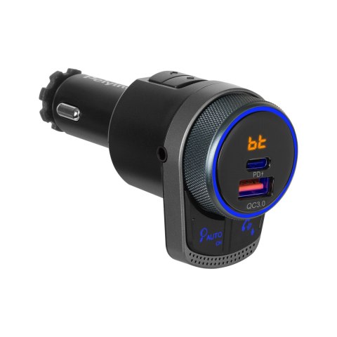 Transmiter samochodowy FM z funkcją bluetooth. Transmiter samochodowy FM z funkcją bluetooth.