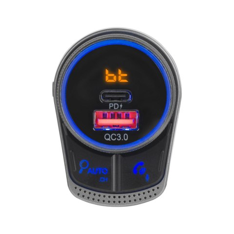 Transmiter samochodowy FM z funkcją bluetooth. Transmiter samochodowy FM z funkcją bluetooth.