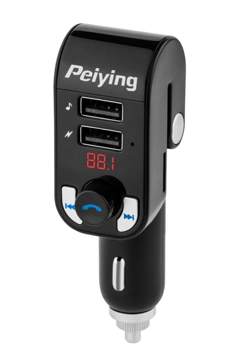 Transmiter samochodowy z funkcją bluetooth (2 gniazda USB) Transmiter samochodowy z funkcją bluetooth (2 gniazda USB)