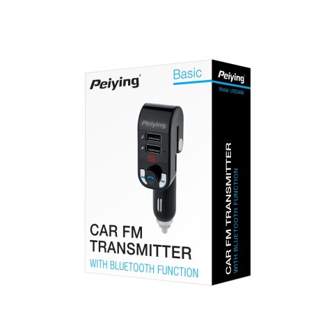 Transmiter samochodowy z funkcją bluetooth (2 gniazda USB) Transmiter samochodowy z funkcją bluetooth (2 gniazda USB)