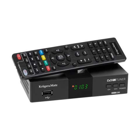 Tuner DVB-T2 H.265 HEVC Kruger&Matz Tuner DVB-T2 H.265 HEVC Kruger&Matz