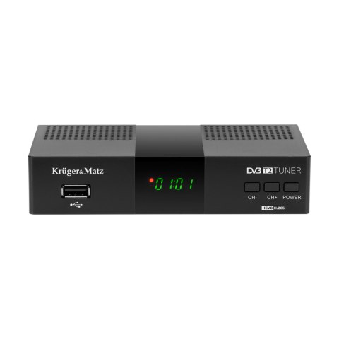 Tuner DVB-T2 H.265 HEVC Kruger&Matz Tuner DVB-T2 H.265 HEVC Kruger&Matz