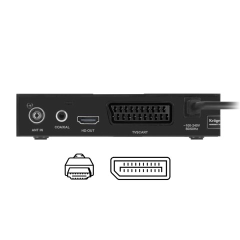 Tuner DVB-T2 H.265 HEVC Kruger&Matz Tuner DVB-T2 H.265 HEVC Kruger&Matz