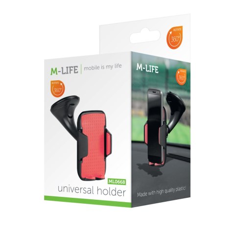 Uchwyt samochodowy M-LIFE ML0668 czerwony Uchwyt samochodowy M-LIFE ML0668 czerwony