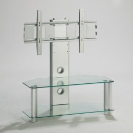 Uchwyt-stojak do LCD/Plasmy srebrny uniwersalny do 50kg/50
