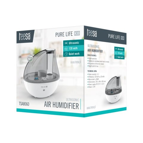 Ultradźwiękowy nawilżacz powietrza PURE LIFE H30 Ultradźwiękowy nawilżacz powietrza PURE LIFE H30