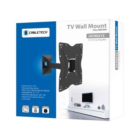 Uniwersalny uchwyt TV 13"-42" regulacja w pionie i w poziomie Uniwersalny uchwyt TV 13"-42" regulacja w pionie i w poziomie
