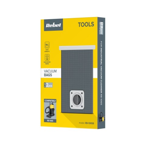 Worki do odkurzacza REBEL RB-1065 kpl/2szt Worki do odkurzacza REBEL RB-1065 kpl/2szt