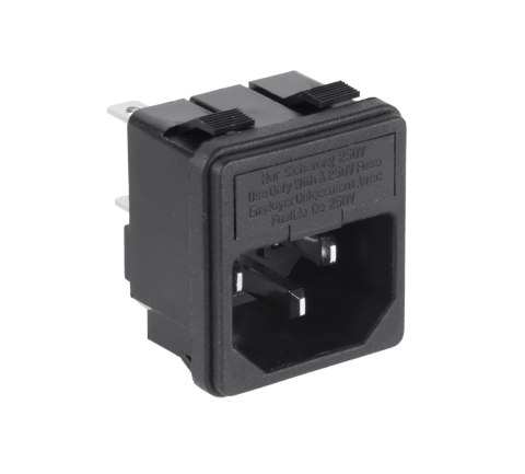 Wtyk AC 3PIN komput.obudowa+bezp. Wtyk AC 3PIN komput.obudowa+bezp.