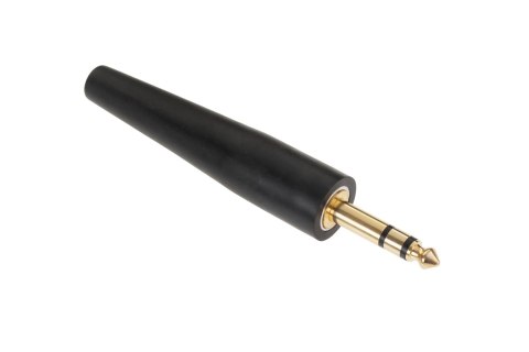 Wtyk Jack 6.3 st.guma złoty Wtyk Jack 6.3 st.guma złoty