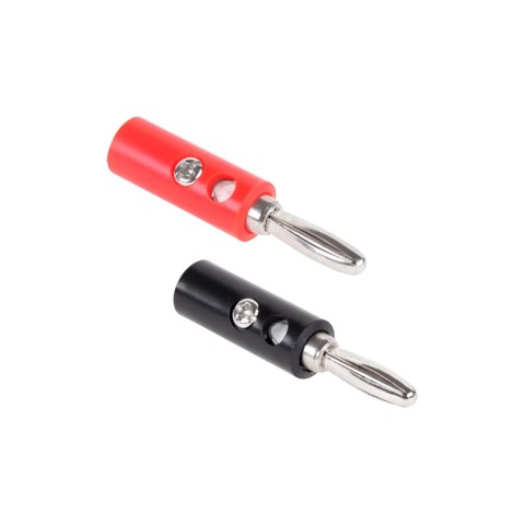 Wtyk bananowy plastik (czarny/czerwony) Cabletech Wtyk bananowy plastik (czarny/czerwony) Cabletech