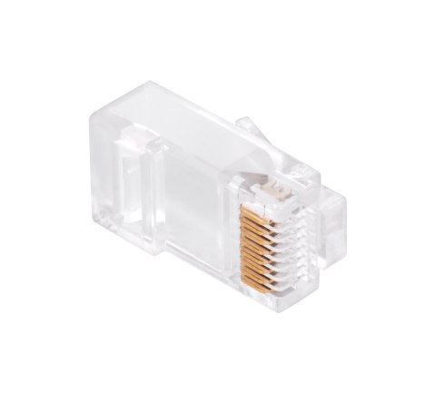 Wtyk telefon. RJ45 8P 8C(drut)przelotowy CAT.6E Wtyk telefon. RJ45 8P 8C(drut)przelotowy CAT.6E