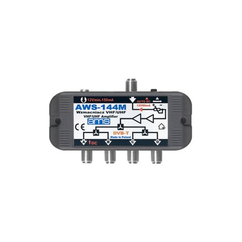 Wzmacniacz antenowy AMS AWS-144M Wzmacniacz antenowy AMS AWS-144M