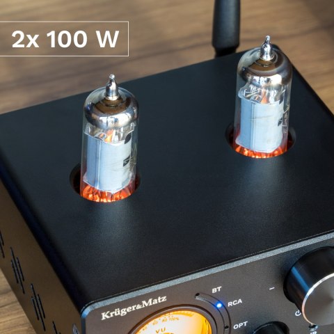 Wzmacniacz lampowy stereo Kruger&Matz model A60 Wzmacniacz lampowy stereo Kruger&Matz model A60