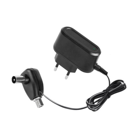 Zasilacz antenowy elektroniczny z gniazdem "F" 12V 300mA Zasilacz antenowy elektroniczny z gniazdem "F" 12V 300mA