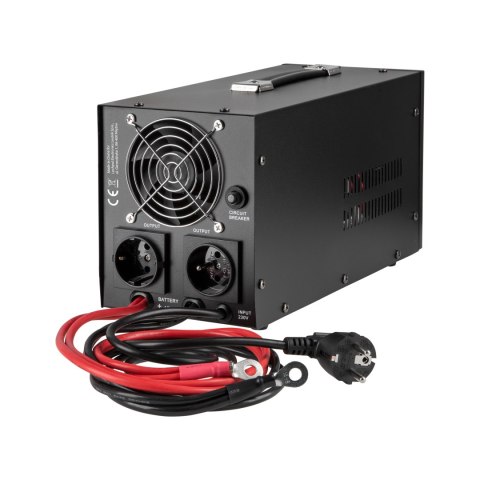 Zasilacz awaryjny KEMOT PROsinus-1000 przetwornica z czystym przebiegiem sinusoidalnym i funkcją ładowania 12V 230V 1000VA/700W Zasilacz awaryjny KEMOT PROsinus-1000 przetwornica z czystym przebiegiem sinusoidalnym i funkcją ładowania 12V 230V 1000VA/700W