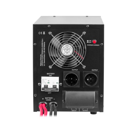 Zasilacz awaryjny KEMOT PROsinus-2200 przetwornica z czystym przebiegiem sinusoidalnym i funkcją ładowania 12V 230V 2200VA/1600W Zasilacz awaryjny KEMOT PROsinus-2200 przetwornica z czystym przebiegiem sinusoidalnym i funkcją ładowania 12V 230V 2200VA/1600W