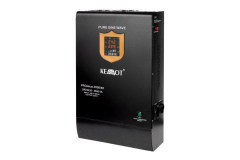 Zasilacz awaryjny KEMOT PROsinus-3500/48 przetwornica z czystym przebiegiem sinusoidalnym i funkcją ładowania 48V 230V 3500VA/24 Zasilacz awaryjny KEMOT PROsinus-3500/48 przetwornica z czystym przebiegiem sinusoidalnym i funkcją ładowania 48V 230V 3500VA/24