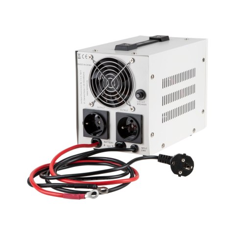 Zasilacz awaryjny KEMOT PROsinus-500 przetwornica z czystym przebiegiem sinusoidalnym i funkcją ładowania 12V 230V 500VA/300W Zasilacz awaryjny KEMOT PROsinus-500 przetwornica z czystym przebiegiem sinusoidalnym i funkcją ładowania 12V 230V 500VA/300W