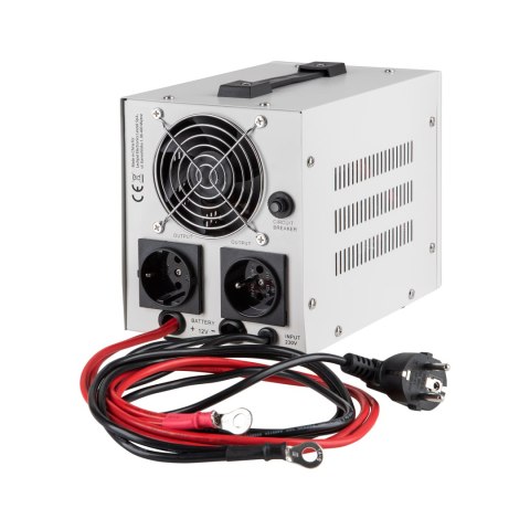 Zasilacz awaryjny KEMOT PROsinus-800 przetwornica z czystym przebiegiem sinusoidalnym i funkcją ładowania 12V 230V 800VA/500W Zasilacz awaryjny KEMOT PROsinus-800 przetwornica z czystym przebiegiem sinusoidalnym i funkcją ładowania 12V 230V 800VA/500W