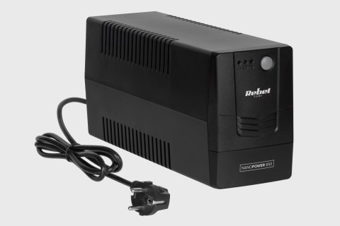 Zasilacz awaryjny komputerowy UPS REBEL model Nanopower 850 ( offline, 850VA / 480W , 230 V , 50Hz ) Zasilacz awaryjny komputerowy UPS REBEL model Nanopower 850 ( offline, 850VA / 480W , 230 V , 50Hz )