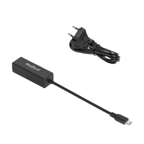 Zasilacz uniwersalny Rebel 12 końcówek 90 W 15-20 V automatyczny z funkcją Power Delivery Zasilacz uniwersalny Rebel 12 końcówek 90 W 15-20 V automatyczny z funkcją Power Delivery