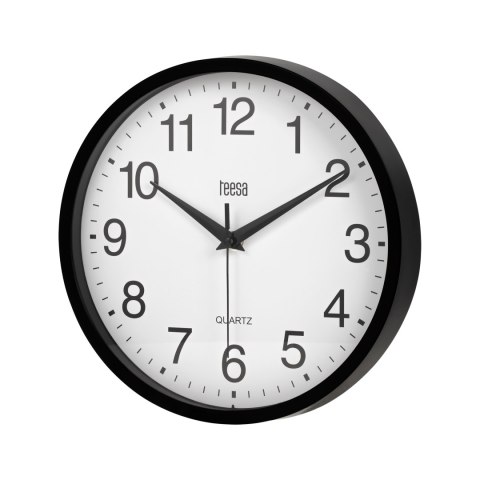 Zegar ścienny 25 cm czarny Zegar ścienny 25 cm czarny