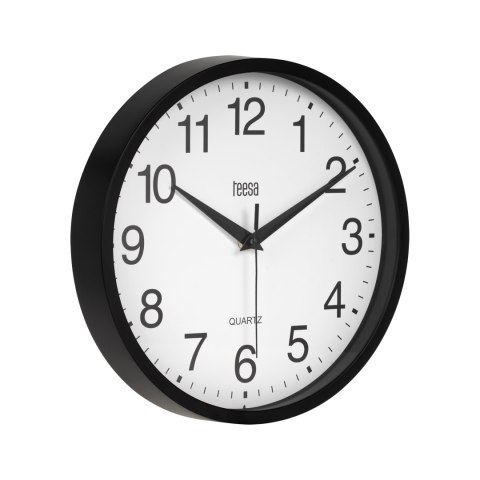 Zegar ścienny 25 cm czarny Zegar ścienny 25 cm czarny