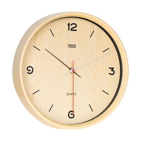 Zegar ścienny 30 cm jasny brąz Zegar ścienny 30 cm jasny brąz