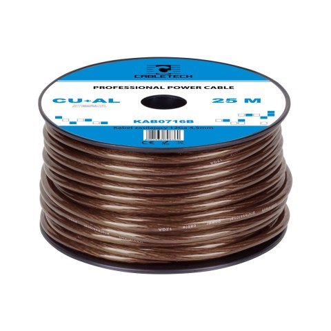 Kabel samochodowy 12Ga OD4.5mm CU+AL 25m Kabel samochodowy 12Ga OD4.5mm CU+AL 25m