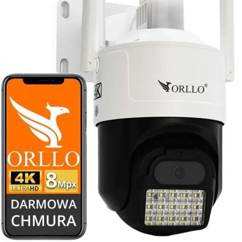 Kamera IP ORLLO Z17 Ultra 4K zewnętrzna obrotowa GSM na kartę SIM Kamera IP ORLLO Z17 Ultra 4K zewnętrzna obrotowa GSM na kartę SIM