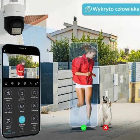 Kamera IP ORLLO Z17 Ultra 4K zewnętrzna obrotowa GSM na kartę SIM Kamera IP ORLLO Z17 Ultra 4K zewnętrzna obrotowa GSM na kartę SIM