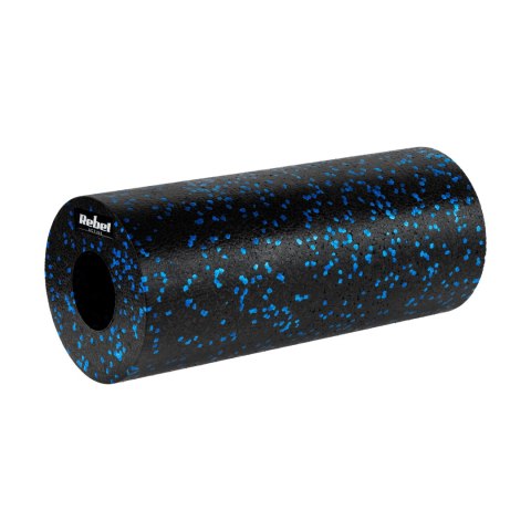 Zestaw wałek do masażu, roller, piłka, duoball , 3 elementy, kolor czarno-niebieski, materiał EPP, REBEL ACTIVE Zestaw wałek do masażu, roller, piłka, duoball , 3 elementy, kolor czarno-niebieski, materiał EPP, REBEL ACTIVE