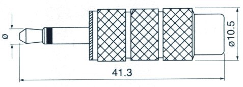 Złącze JACK 3,5/GN.RCA METAL Złącze JACK 3,5/GN.RCA METAL