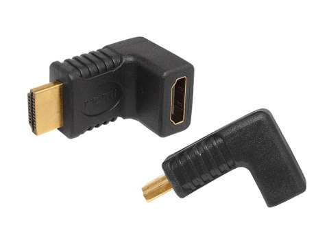 Złącze kątowe HDMI gniazdo-wtyk LXHD49 Złącze kątowe HDMI gniazdo-wtyk LXHD49