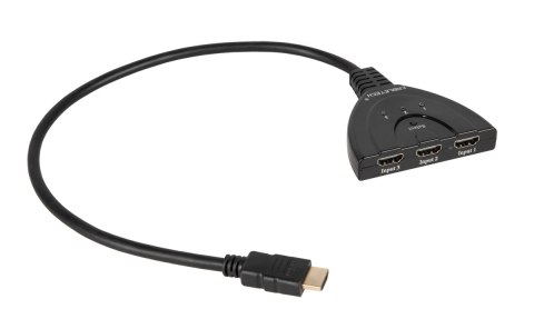 Złącze switch HDMI na kablu 1 wyj./2 wej. Złącze switch HDMI na kablu 1 wyj./2 wej.