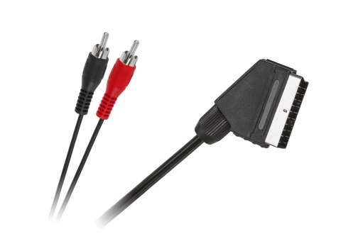 Kabel EURO-2 x RCA 1,2m AUDIO OUT Kabel EURO-2 x RCA 1,2m AUDIO OUT