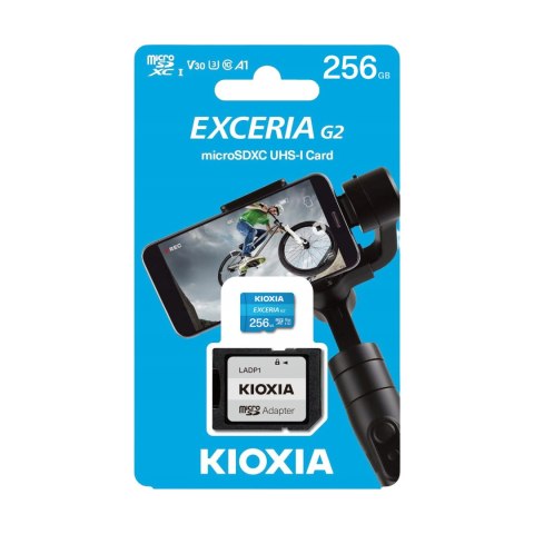Karta pamięci microSD 256 GB UHS-I U1 Kioxia z adapterem Karta pamięci microSD 256 GB UHS-I U1 Kioxia z adapterem