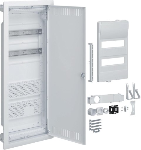 Rozdzielnica hybrydowa podtynkowa, 2 x12modułów, 2x płyta montażowa, 1x gniazdo 230V, HAGER Volta Hybrid VU602PLH Rozdzielnica hybrydowa podtynkowa, 2 x12modułów, 2x płyta montażowa, 1x gniazdo 230V, HAGER Volta Hybrid VU602PLH