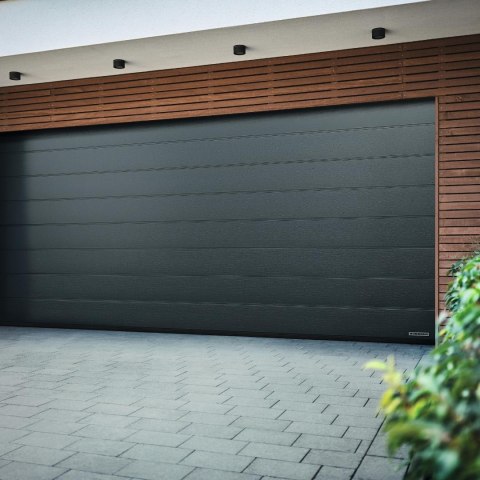 Brama garażowa segmentowa Renomatic/Hormann z napędem ProLift500-2 i szyną FS30 - przetłoczenia M Decocolor. Wymiar 2500x2125mm. Brama garażowa segmentowa Renomatic/Hormann z napędem ProLift500-2 i szyną FS30 - przetłoczenia M Decocolor. Wymiar 2500x2125mm.